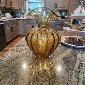 Rossi blown glass vase
